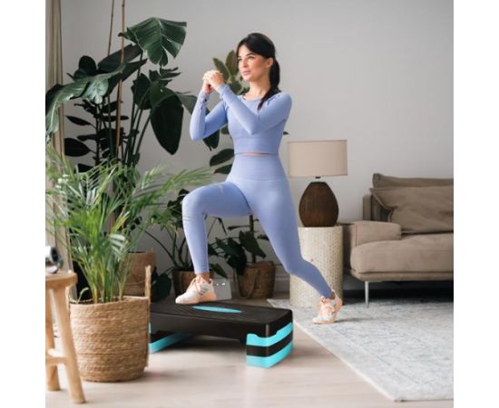 Stepa platforma AS002 AEROBIC STEP HMS (black - mint) HMS