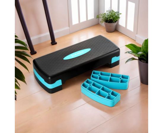 Stepa platforma AS002 AEROBIC STEP HMS (black - mint) HMS