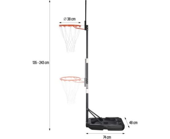 Pārvietojams basketbola statīvs ZDK001 BASKETBALL HOOP NILS