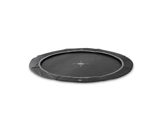 EXIT InTerra zemes līmeņa sporta batuts ø427cm - melns