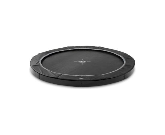 EXIT InTerra zemes līmeņa sporta batuts ø244cm - melns