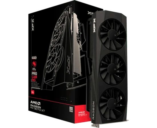 XFX Quicksilver AMD Radeon RX 9070XT Gaming Edition with 16GB GDDR6 HDMI 3xDP, AMD RDNA 4