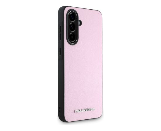 Karl Lagerfeld PU Saffiano Metal Logo Case Aizsargapvalks priek Samsung Galaxy A56