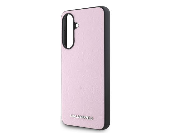 Karl Lagerfeld PU Saffiano Metal Logo Case Aizsargapvalks priek Samsung Galaxy A56