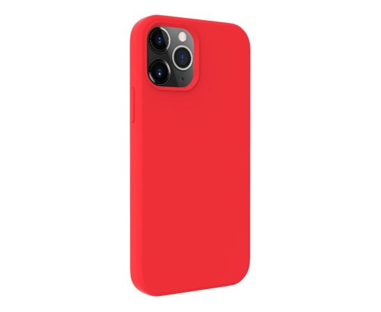 Evelatus Apple  iPhone 12 / 12 Pro Premium Magsafe Soft Touch Silicone Case Red
