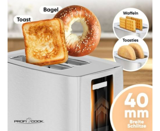 Toaster ProfiCook, stainless steel