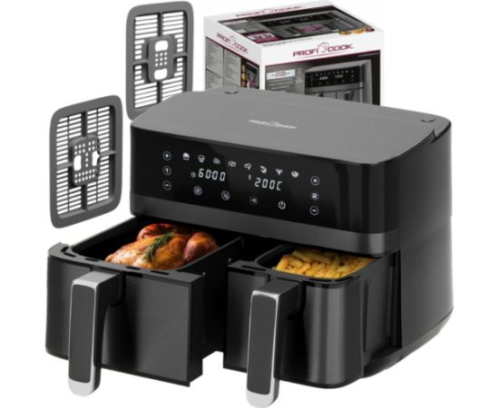 Double hot air fryer Proficook