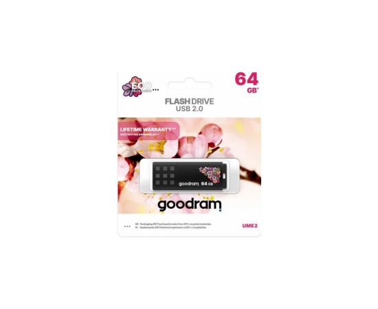 Goodram UME2 Spring 64GB USB 2.0 Black