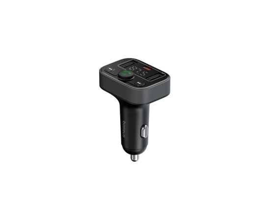 Fm modulators Baseus Car 5.0 FM raidītājs 2xUSB + USB-C Black