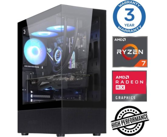 INTOP Ryzen 7 5700X 16GB 500SSD M.2 NVME RX580 8GB no-OS