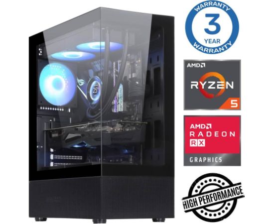 INTOP Ryzen 5 5500 32GB 500SSD M.2 NVME RX580 8GB no-OS