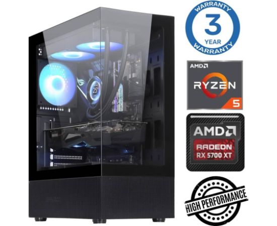 INTOP Ryzen 5 5500 16GB 500SSD M.2 NVME RX5700 XT 8GB no-OS