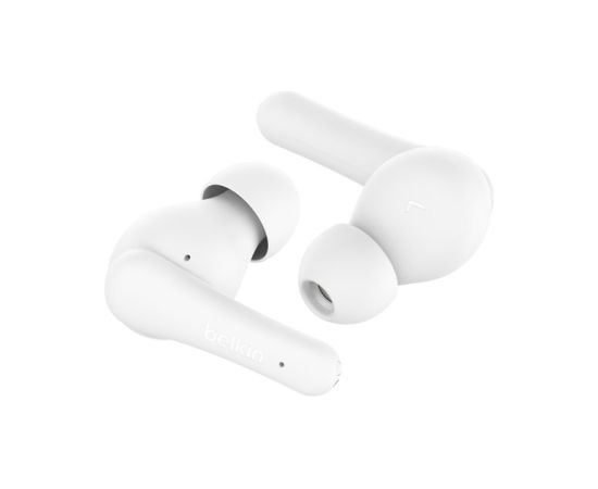 Belkin SoundForm Rhythm Headphones Wireless In-ear Calls/Music Micro-USB Bluetooth White