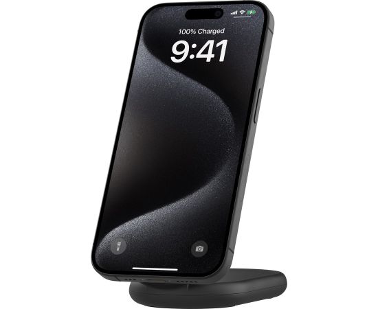 Belkin BoostCharge Headphones, Smartphone Black USB Wireless charging Fast charging Indoor