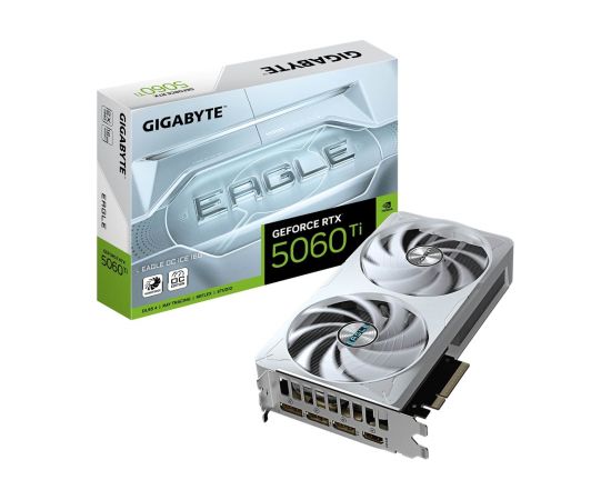 Gigabyte GeForce RTX 5060 Ti EAGLE OC ICE 16GB (GV-N506TEAGLEOC ICE-16GD) - Graphics Card