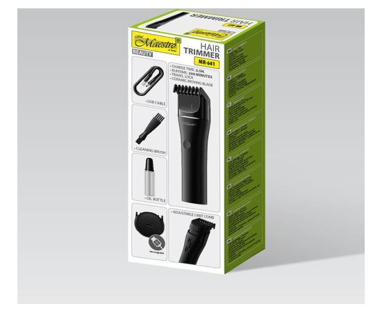 Trymer do włosów USB MAESTRO MR-641