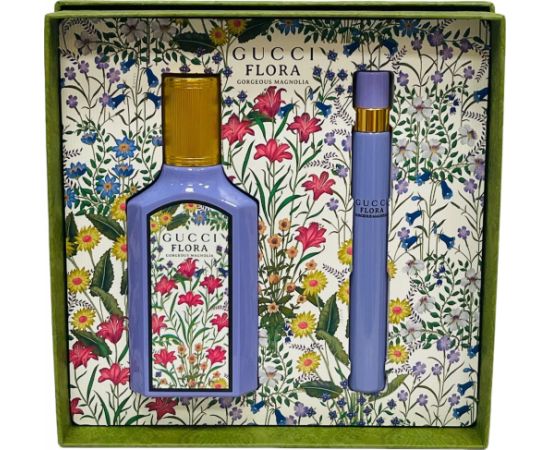 Gucci SET (FLORA GORGEOUS MAGNOLIA (W) EDP/S 50ML + TRAVEL SPRAY 10ML)