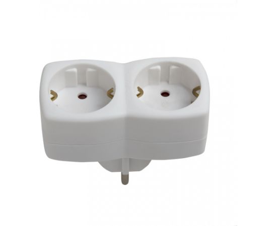 Electraline 55072 AC Адаптер 2 Гнезда 16A 250v