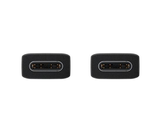 Samsung EP-DN980BBE 25W USB-C uz USB-C ātrās 5A uzlādes un datu kabelis 1m Melns (OEM)