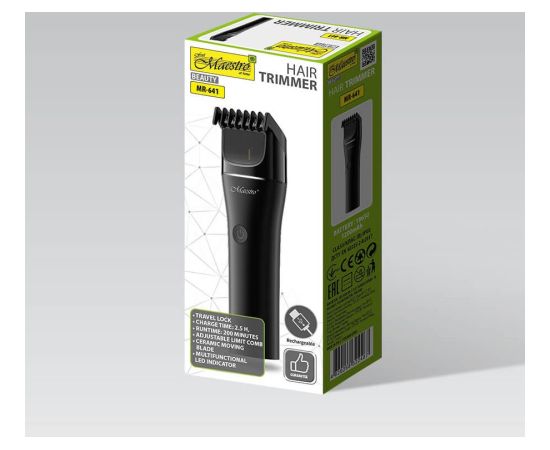 Trymer do włosów USB MAESTRO MR-641