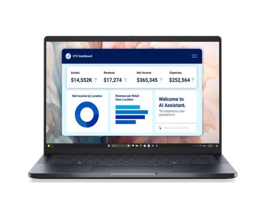 Notebook DELL PRO Premium Pro 14 Premium (PA14250) CPU  Core Ultra U7-268V 2200 MHz CPU features vPro 14" RAM 32GB LPDDR5x 8533 MHz SSD 1TB Intel Arc (TM) graphics Integrated EST Windows 11 Pro 1.14 kg 210-BPFF_1017536386_EST Portatīvie datori