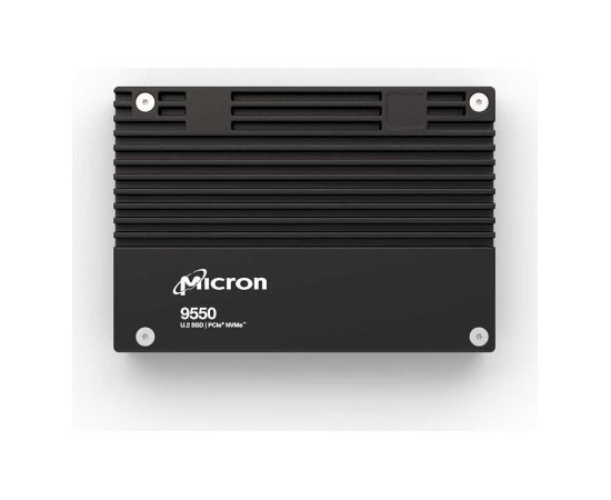 SSD MICRON SSD series 9550 PRO 30.72TB PCIe Gen5 NVMe NAND flash technology 3D TLC Write speed 10000 MBytes/sec Read speed 14000 MBytes/sec Form Factor U.2 MTFDLAL30T7THA-1BK1DABYYR
