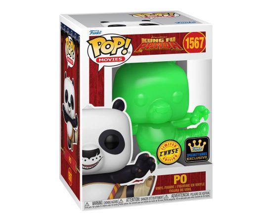 FUNKO POP! Vinyl: Фигурка Kung-Fu Panda - Po (w/Chase) (Flocked)