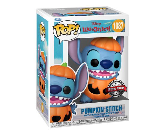 FUNKO POP! Vinila figūra: Disney: Lilo & Stitch - Stitch (Pumpkin)