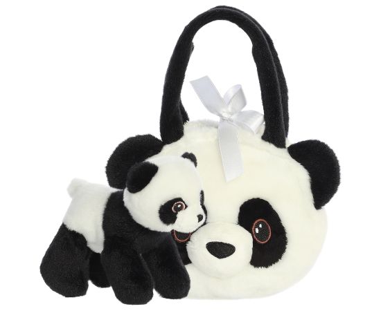 AURORA Fancy Pals plīša rotaļlieta Panda somiņā, 20 cm