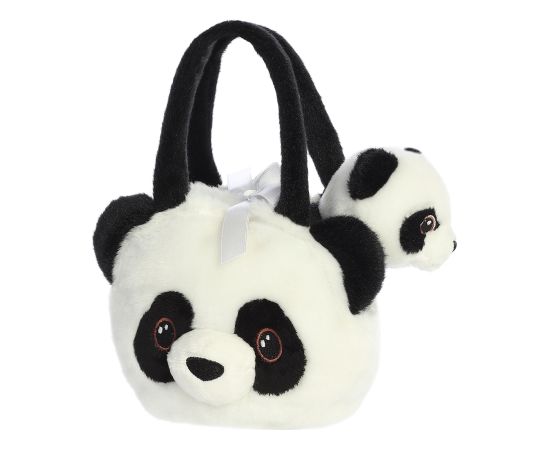 AURORA Fancy Pals plīša rotaļlieta Panda somiņā, 20 cm