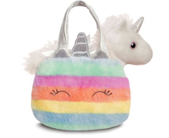 AURORA Fancy Pals plīša rotaļlieta Vienradzis somiņā, 20 cm
