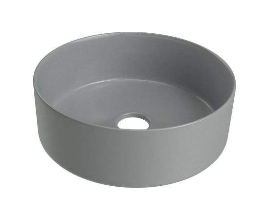 Kame izlietne Tondo, d=350 mm, pelēka keramika