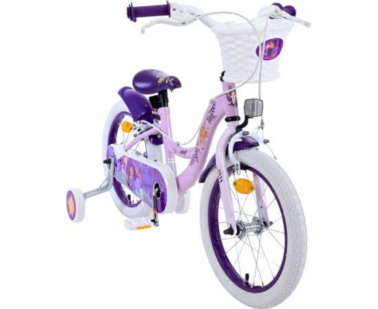 Volare Bērnu velosipēds 16 collas Disney Wish (2 rokas bremzes, uz 85% salikts) (4-6 gadiem) VOL31653