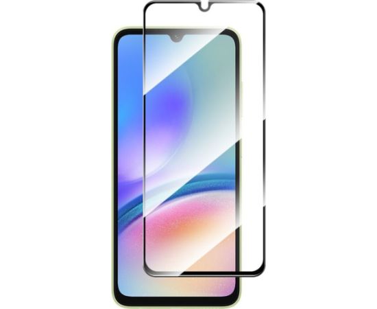 Fusion full glue 5D aizsargstikls pilnam ekrānam Samsung A057 Galaxy A05S melns