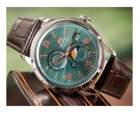 Orient Classic Bambino 2nd Generation Version9 Sun & Moon Automatic RA-AK0805E30B