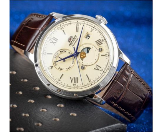 Orient Classic Bambino 2nd Generation Version9 Sun & Moon Automatic RA-AK0803Y30B