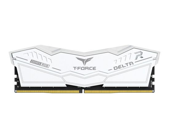 Team Group DDR5 - 48GB - 6400 - CL - 32 (2x 24 GB) dual kit, RAM (white, FF4D548G6400HC32ADC01, DELTA RGB, INTEL XMP, AMD EXPO)
