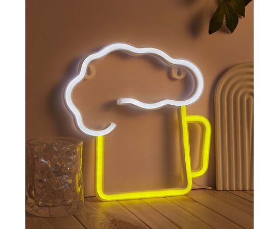 Manta SNL34YET Style Neon Lights Beer yellow/white
