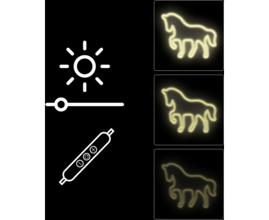 Manta SNL103WH Style Neon Lights Horse white