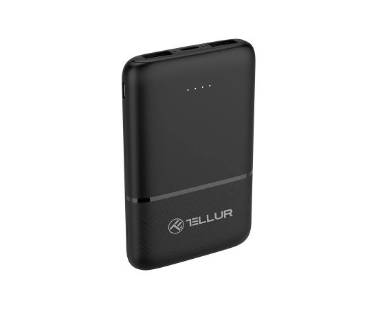 Tellur 5000mAh power bank 2xUSB+USB-C+MicroUSB black