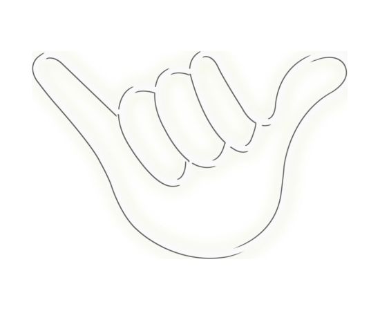 Manta SNL77WH Style Neon Lights Hand white