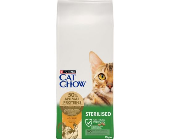 PURINA Cat Chow Sterilised Karma z indykiem 15kg