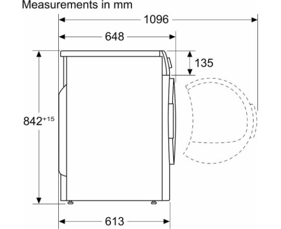 Bosch WQG245DXSN Kondensācijas veļas žāvētājs 9kg
