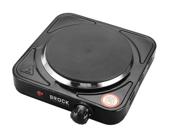 Vienriņķa elektriskā plītiņa BROCK EP 100 BK, 1500W