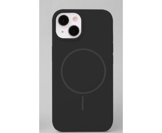iLike Apple  iPhone 15 Soft Touch Silicone case With Magnetic Black
