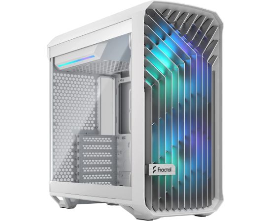 Fractal Design Compact RGB White TG Clear Tempered Glass