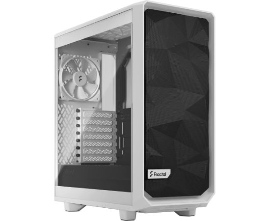 Fractal Design Meshify 2 Compact Lite white TG Clear, tower case (white, tempered glass)