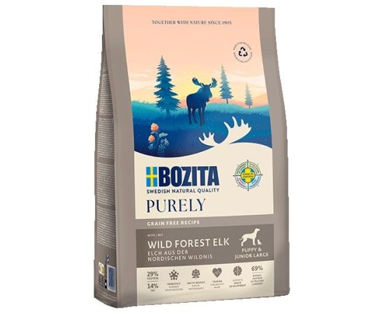BOZITA Purely Junior Large Elk - dry dog food - 11kg