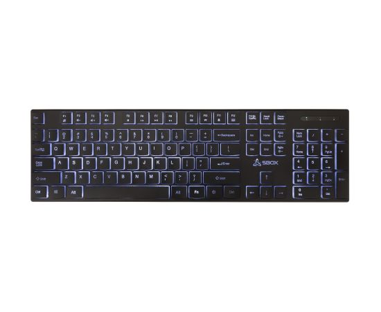 Sbox K-22 Keyboard US Black