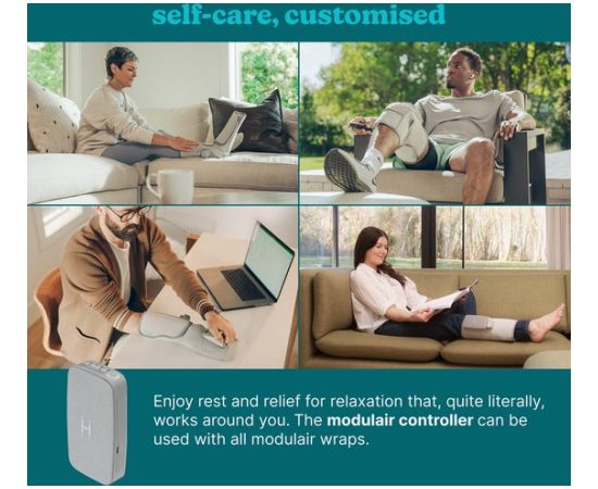 Homedics SR-CMXCE10HBND  Modulair Compression System Calf Wrap + Controller